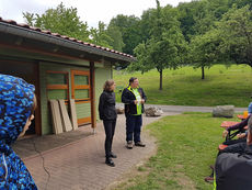 Arbeiten auf dem Hasunger Berg (Foto: Ilona Schmand)